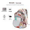 Colorful Cat Print Backpack
