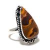 Mookaite Gemstone Handmade 925 Sterling Silver Jewelry Ring 8 SU-9986