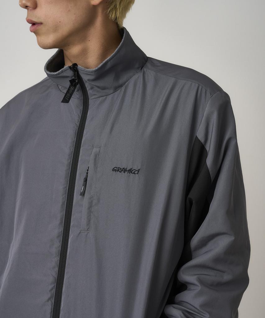 Gramicci Thermal Reversible Fleece Jacket Heather Grey