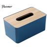 Langlebige Taschentuchbox-Abdeckung mit Deckel aus Massivholz, Wasserdichtes Design, Dispenser mit langer Papieröffnung für das Homeoffice