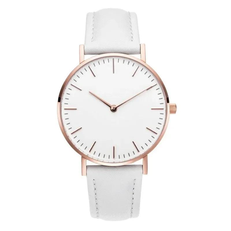 Fashion Women Watches Luxury Metal Dial Leather Belt Analog Ladies Quartz Wrist Watch Simple Casual Female Clock Montre Femme