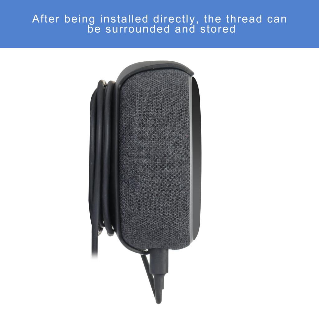 Wall Mount Holder for Alexa Echo Dot 3rd Generation Built-in Cable Management Space-Saving Accessories