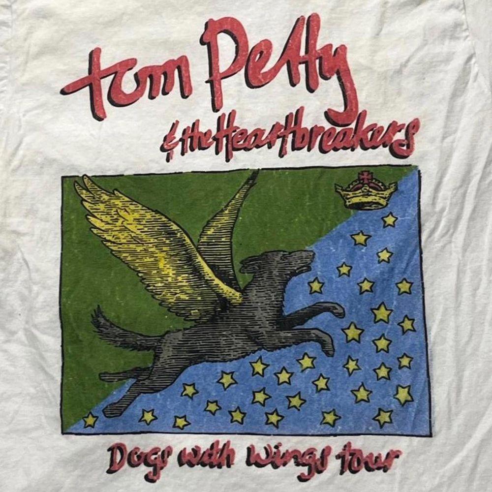 Tom Petty Remake dogs with wings tour white short sleeve QT4805 Unisex T-Shirt XXXL