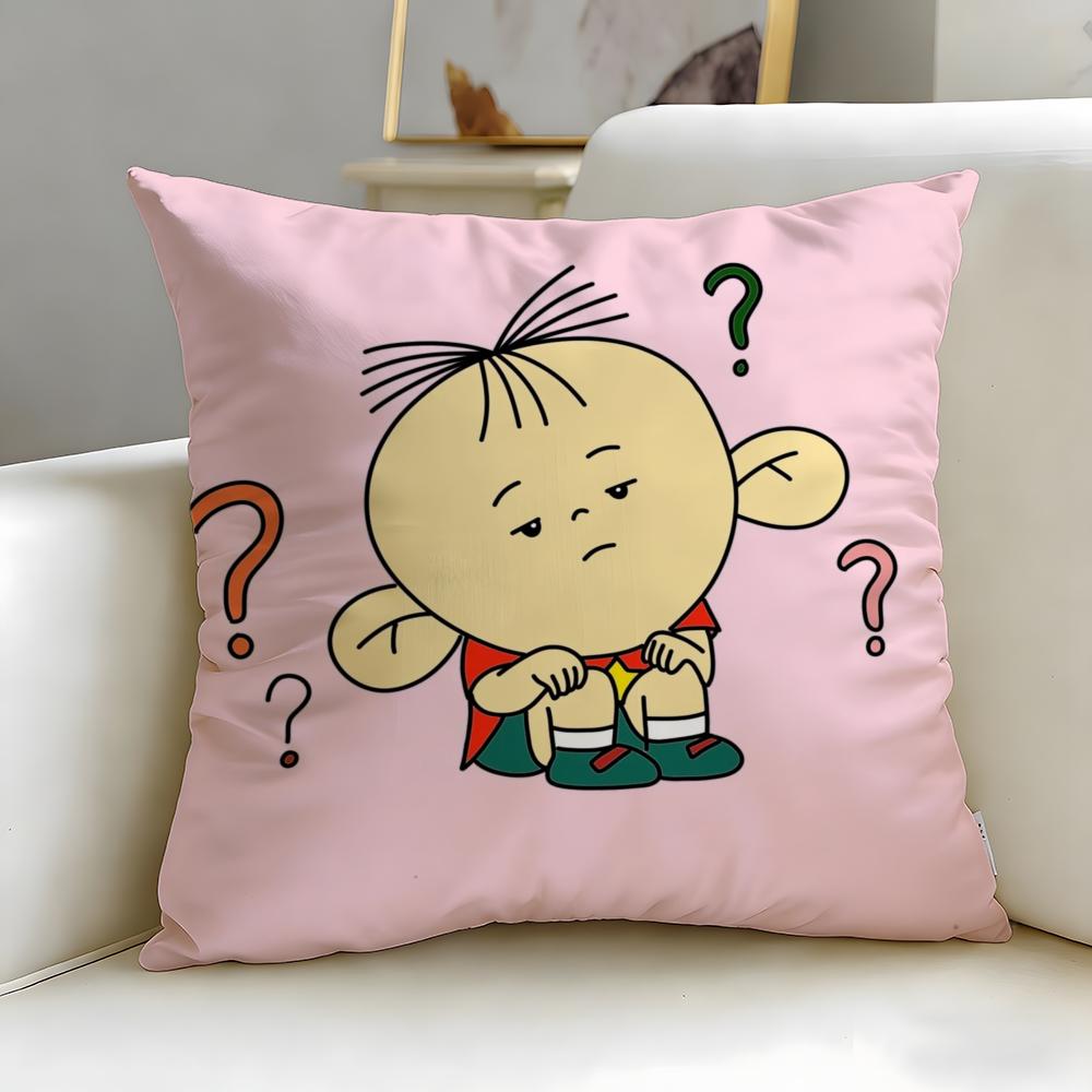 classic cartoon Big Ear Tutu Cushion Cover Soft  EasyWash Pillow Case  Versatile for Couch Bed Travel and Office