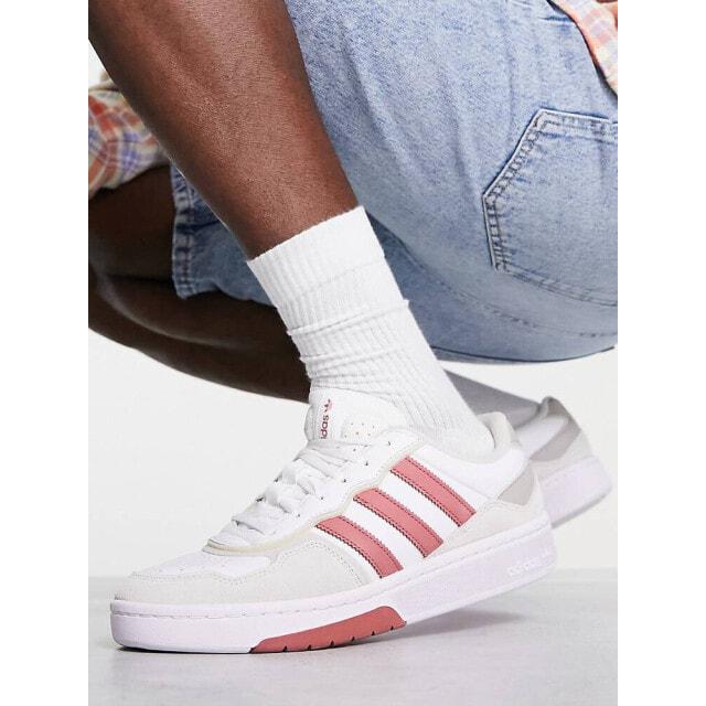 

Бело-красные кроссовки adidas Originals Courtic