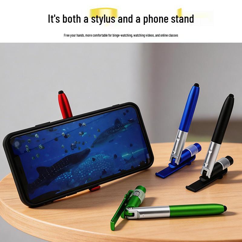 4-in-1 LED Lamp Phone Holder & Touch Screen Ballpoint Pen