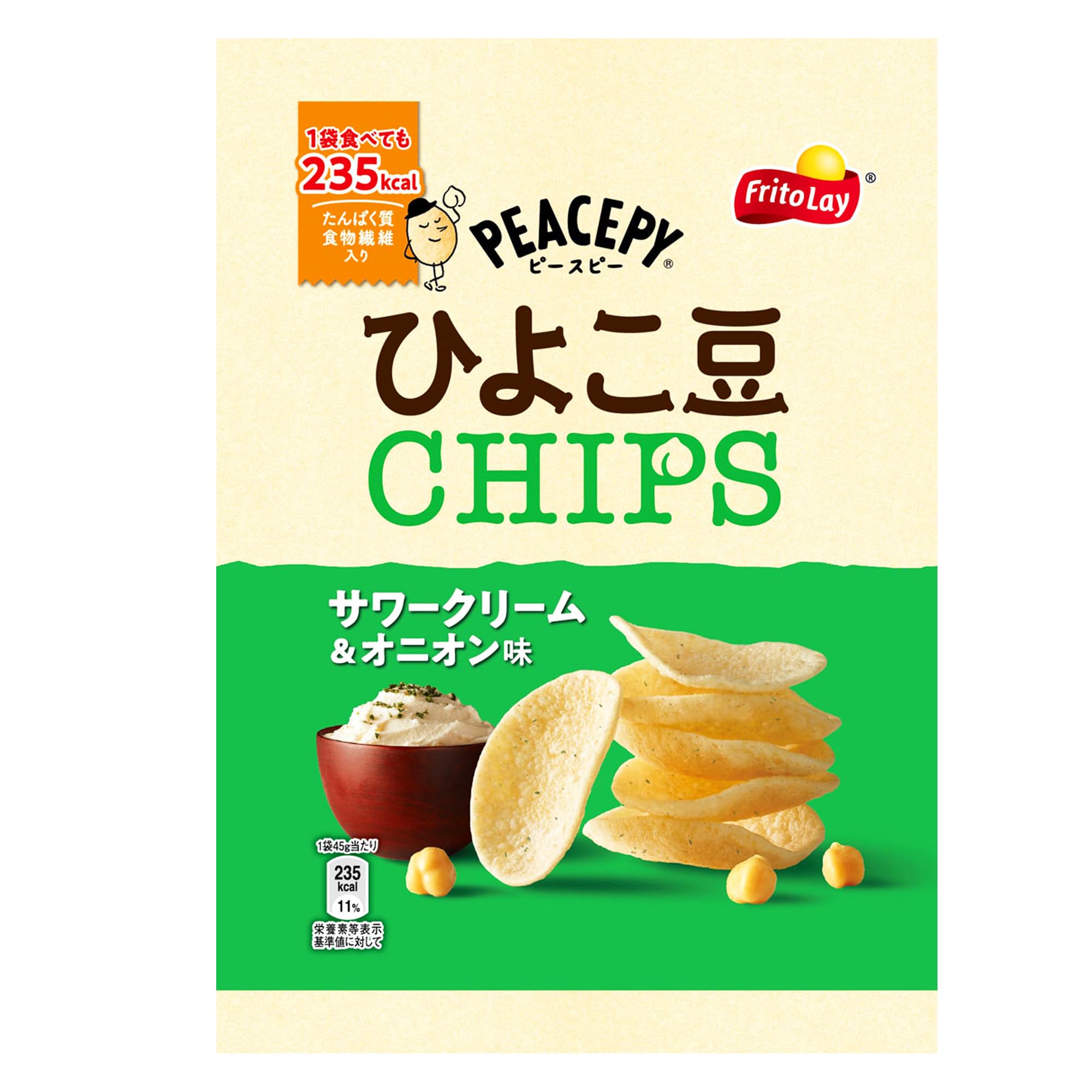 

Чипсы из гороха и нута со вкусом сметаны и лука 45 г x 12 пакетиков Frito-Lay &