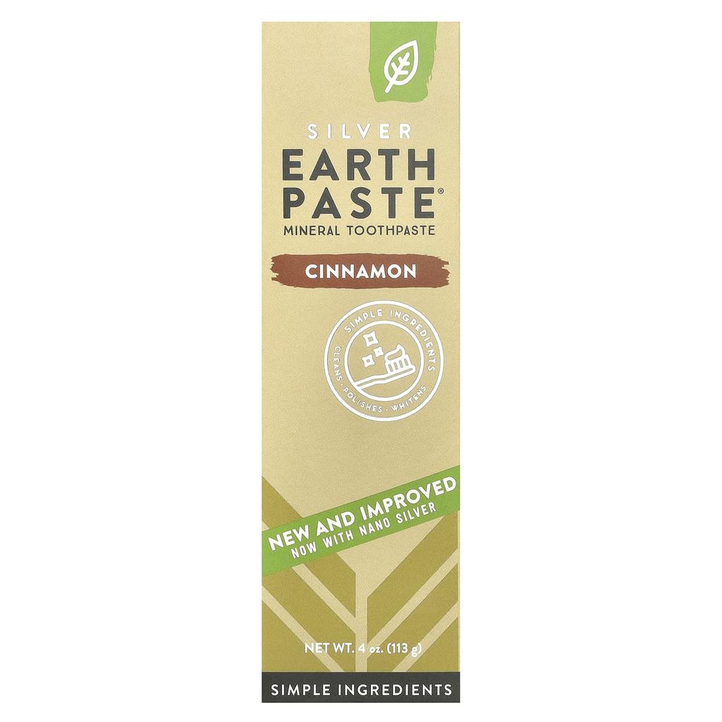 Redmond Trading Company, Earthpaste, Mineral Toothpaste, Cinnamon Flavor, 4 oz (113 g)