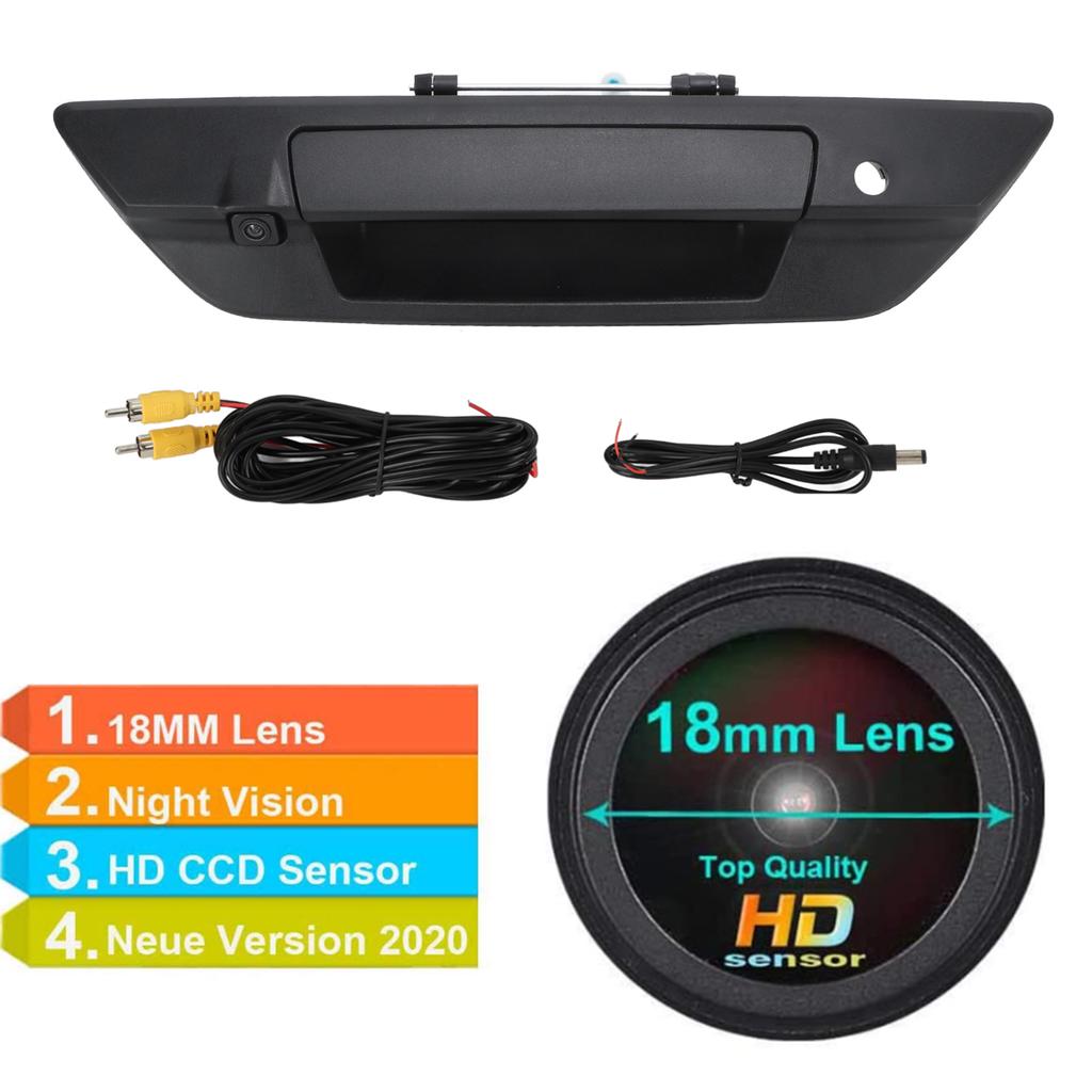 Car   Handle Color Backup Camera IP66 150‑170 degrees  Wide Angles Reverse Rear View Camera