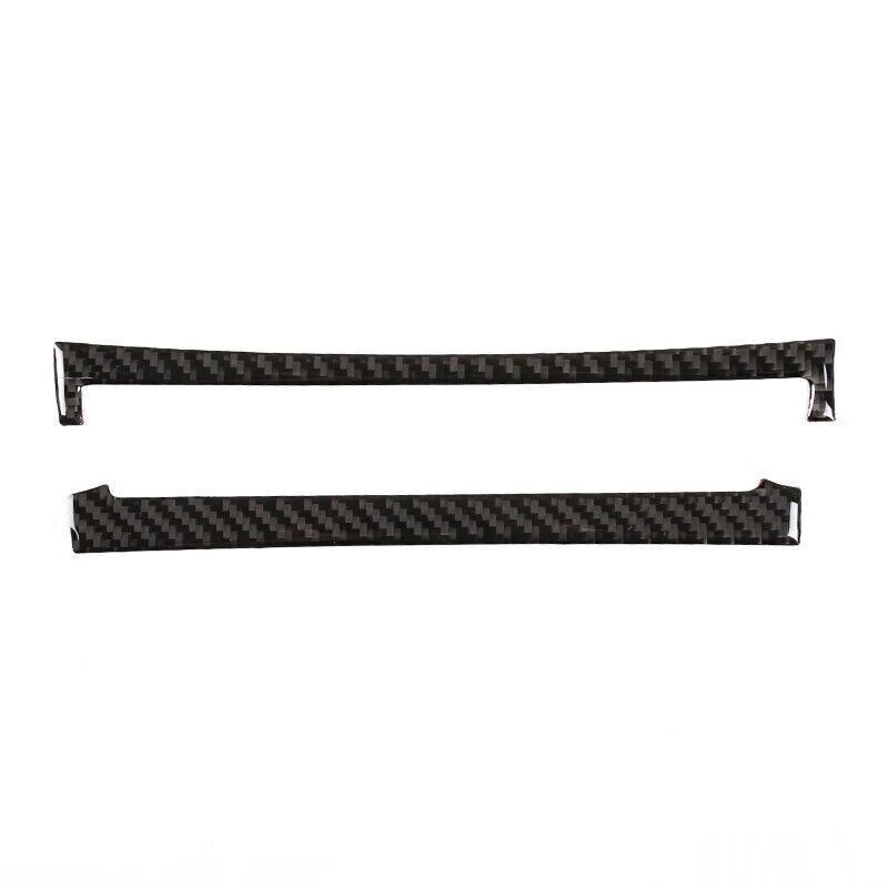 2pcs Carbon Fiber Car Dashboard Trim Accessories For Toyota Highlander 2009-2013