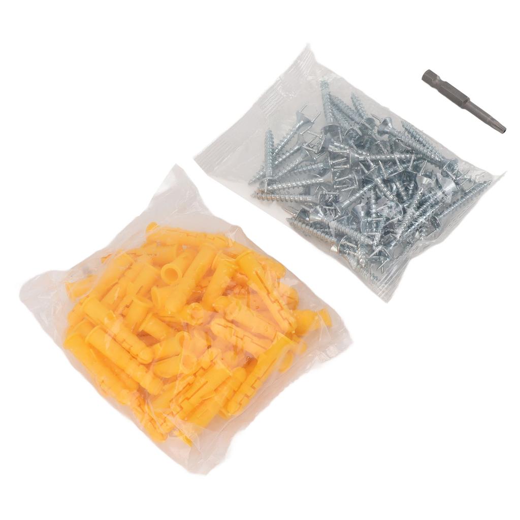 Schraubnägel Doppelkopf Sockelleistenschrauben Edelstahl mit Dübel Schraubendreherbit Nahtlos