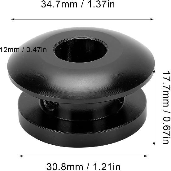 Universal Shift Knob Stopper - Wrench, Boot Retainer, Limiter, Shifter - Black