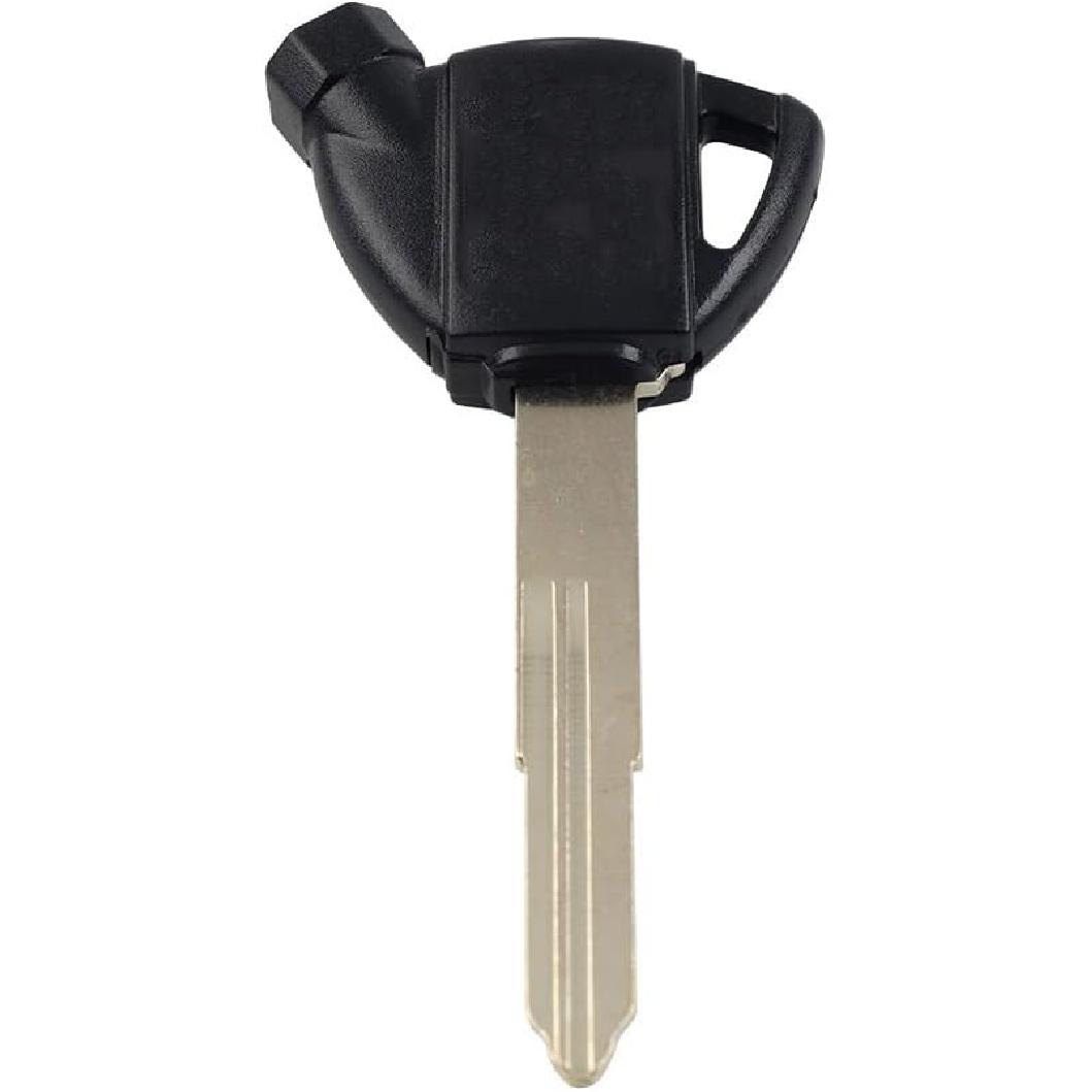 

GZYF Magnetic Black Motorcycle Blank Key Uncut Blade Motorcycle Blank Key Replacement for Suzuki AN250 AN400 AN650