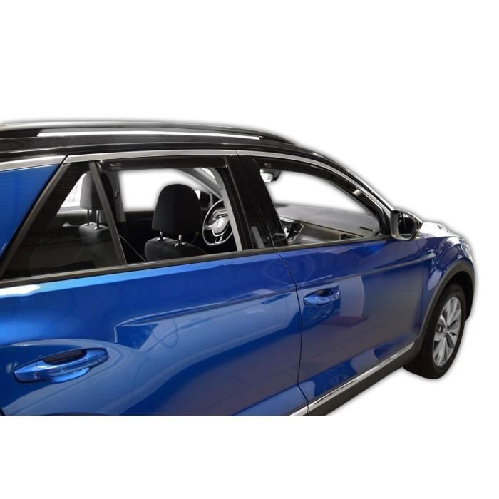 Heko Deflecteurs d'air Déflecteurs de Vent Pour Volkswagen T-Roc depuis 2017, 4 pièces