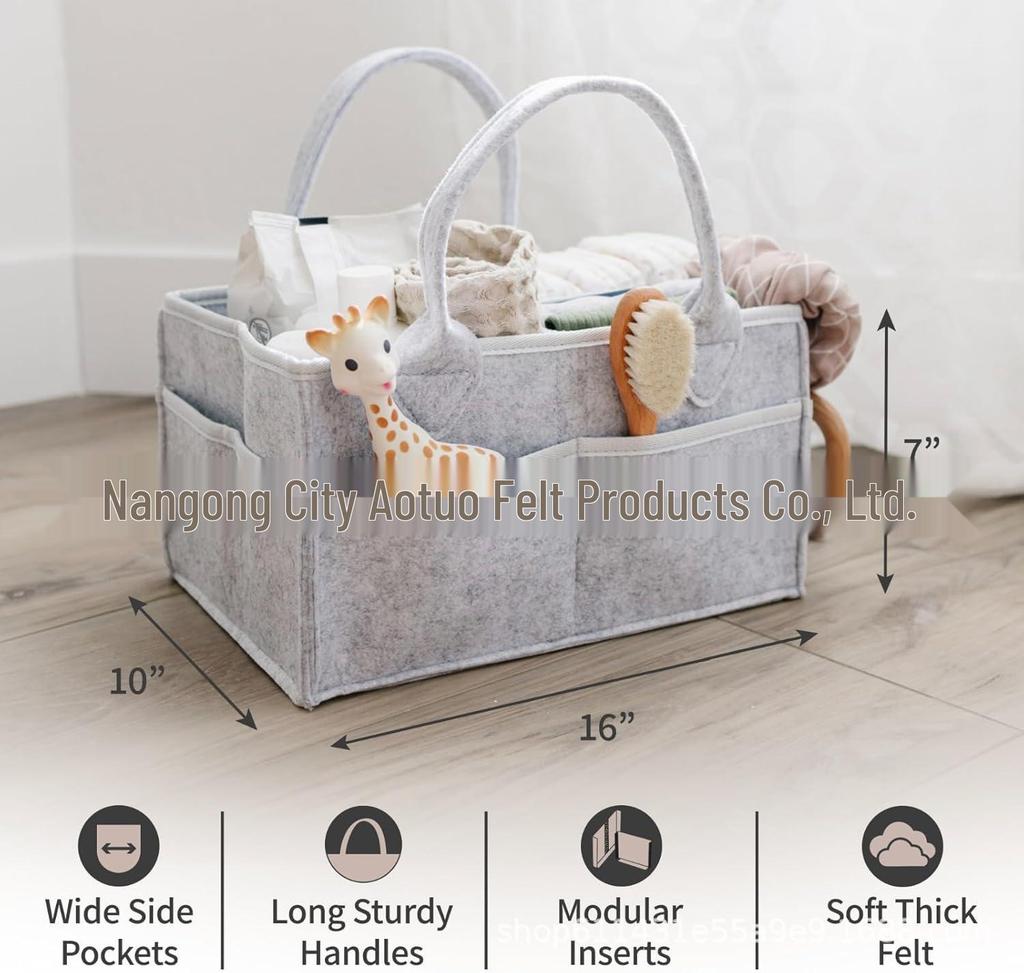 Felt Diaper Bag 3mm Thick Mommy Handbag Baby Storage Bag