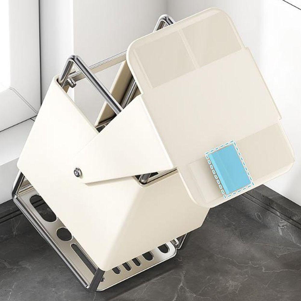 Anti-slip Stainless Steel Cutter Holder Stable Chopstick Bucket Modern Cutlery Organizer for Home
