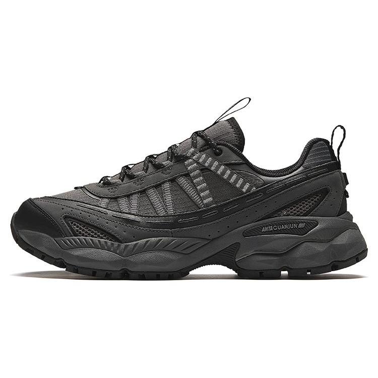 New Anta Champion All Weather Series Shock Absorbers Slip Resistant Low Top LINING Cloud Casual Running Shoes Men's Black 112418802A-1