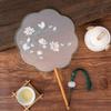 Antique Sle Round Fan Handicrt Dance Costume Qipao Special Ape Suzhou Embroidery F Transparent Double Sided Fan