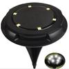 Super Bright Solar Powered Ground Lamp Outdoor Patio Light Waterproof Garden Lawn Decorative Stairway Step Lamp Night Light