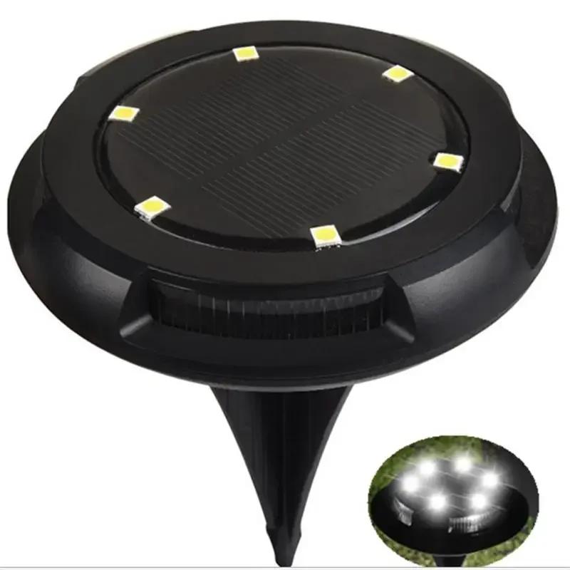 Super Bright Solar Powered Ground Lamp Outdoor Patio Light Waterproof Garden Lawn Decorative Stairway Step Lamp Night Light