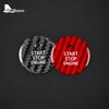 Real Hard Carbon Fiber Start Stop Engine Cover For Mazda 3 Axela 2020 2021 2022 Car Button Sticker For Mazda CX-30 2020-2022