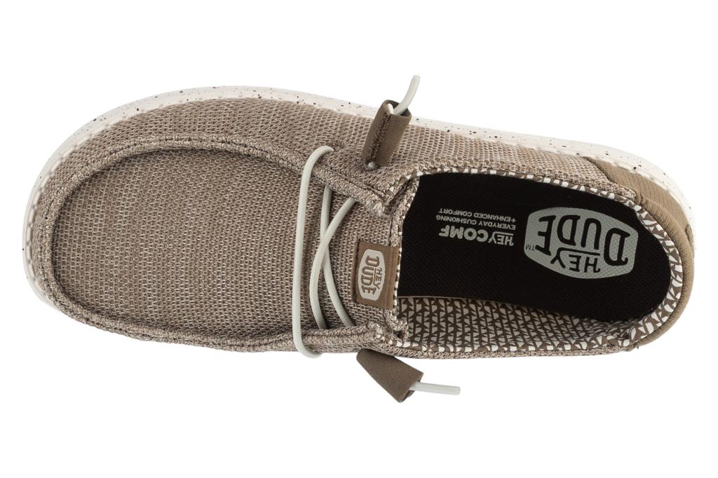 Hey Dude Wendy Stretch Sox, Womens brown Sneakers