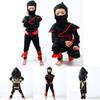 Atemberaubendes Jungen Kinder Ninja Assassine Samurai Krieger Kostüm für Halloween