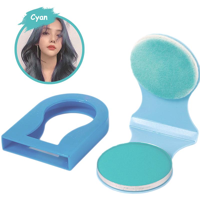 Временный мелок для волос Смываемый цвет волос Макияж для спортивных мероприятий Хэллоуин Косплей Фестивали Частичное окрашивание волос светло-зеленый