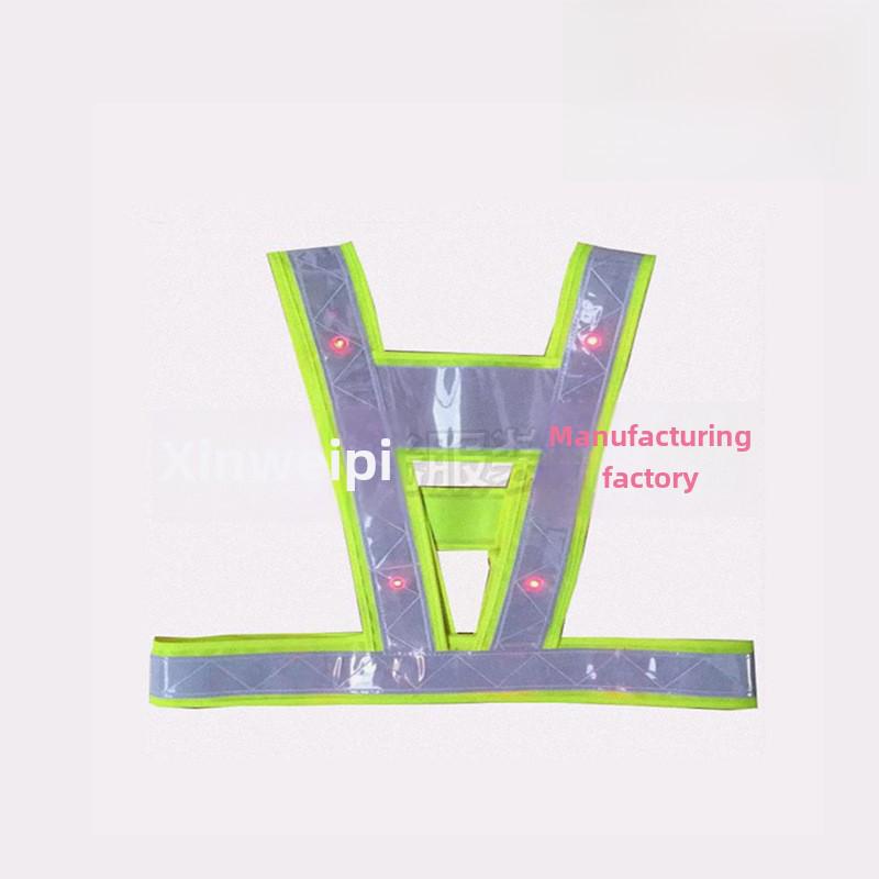 High-Visibility Reflective Safety Vest for Traffic and Construction Workers
