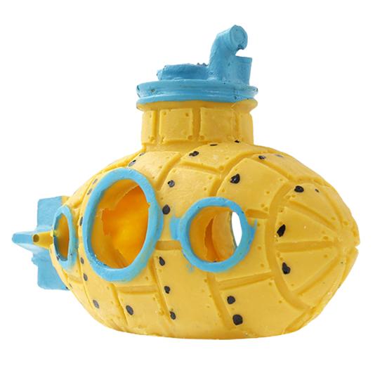 U-Boot Dekoration Aushöhlen Farbecht Aquarium Landschaftsgestaltung Harz U-Boot Form Fisch Garnele