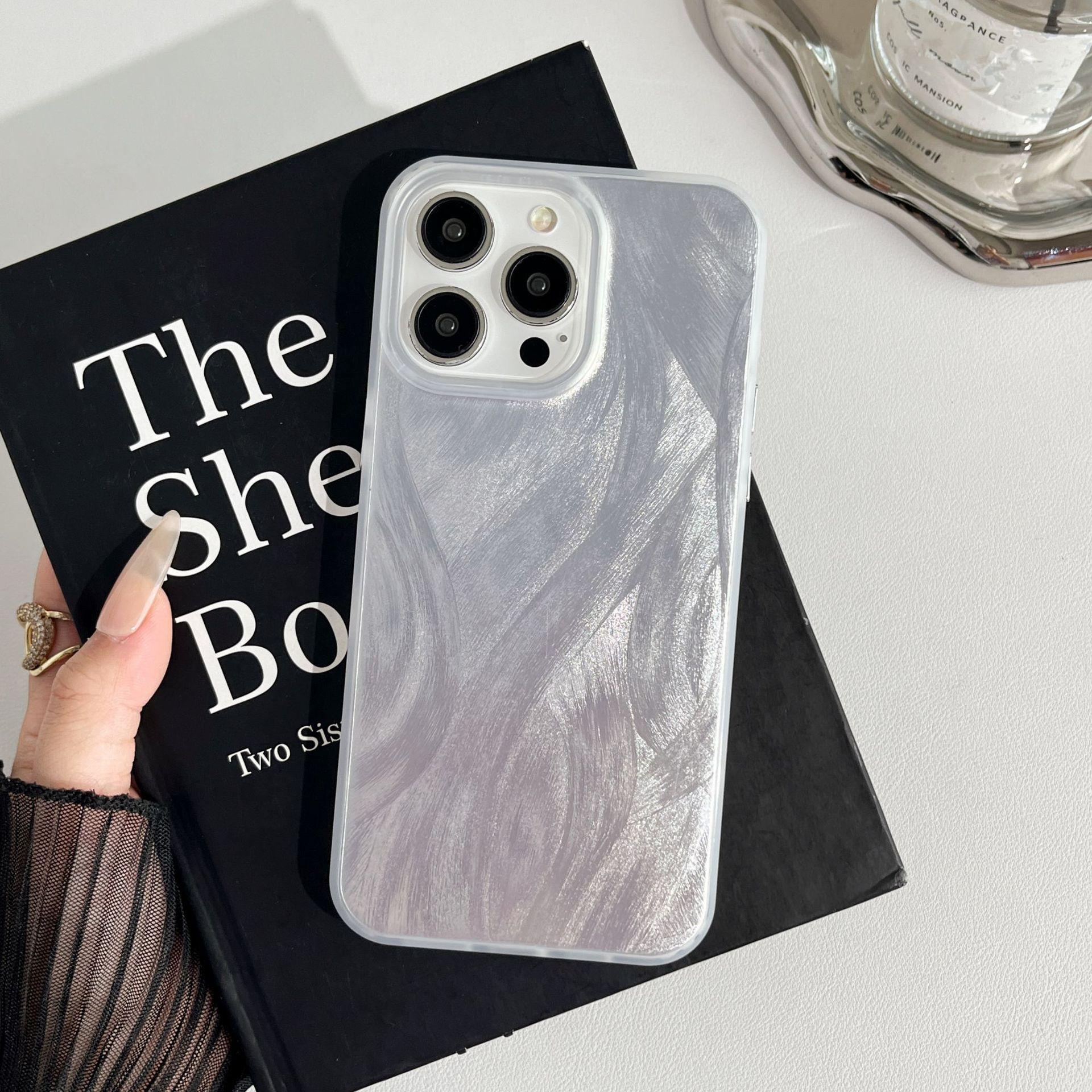 

Продвинутая IMD Перо Пряжа Волна для Чехла Телефона IPhone15 16promax Цветная Роспись Индивидуальная Защитная Крышка 6G