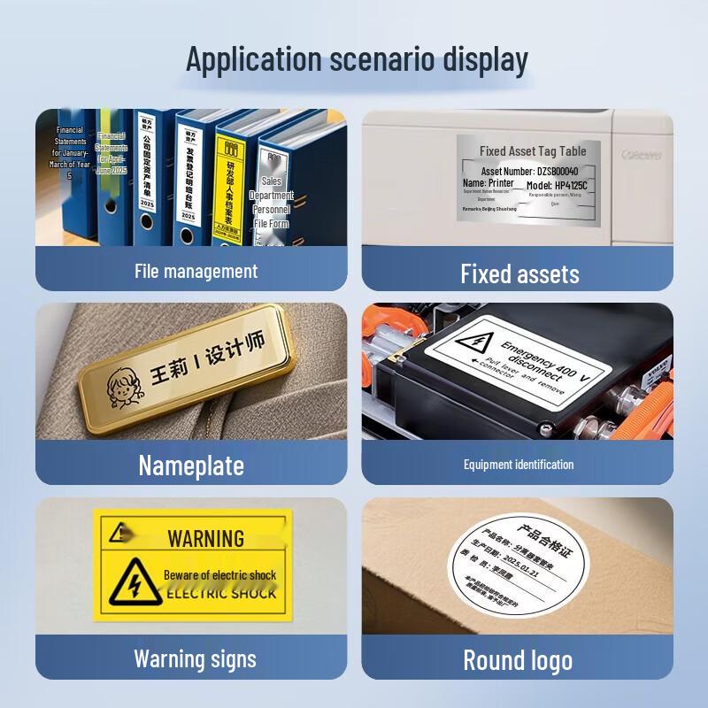 SUPVAN MP50 Transparent Labels