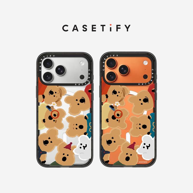 Чехол CASETiFY Pepper Bear Friends MagSafe для iPhone 17 Pro