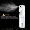 Empty Spray Bottle -5.4oz/160ml Hair Spray Bottle Mist Sprayer Fine Plant Mist Spray Bottle Fine Continuous Spray Water Bottle for Hair Styling, Plant