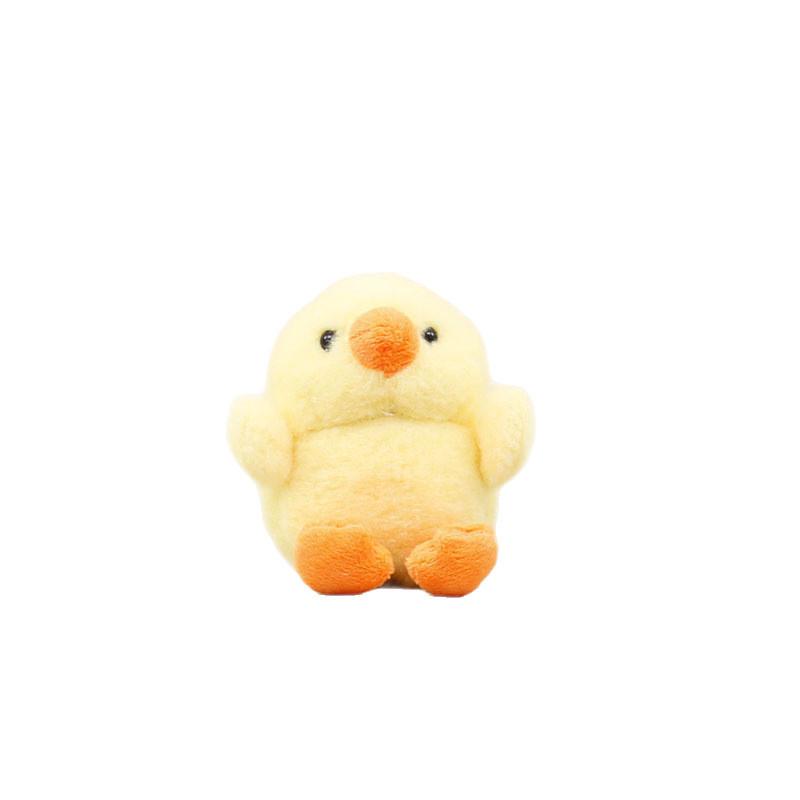 Adorable Small Yellow Chicken Plush Doll With Key Holder For Kids And Teens