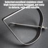 Heart Shaped Pancake Ring Foldable Handle Poached Griddle Pan Stainless Steel Waffle Maker Non-Stick Fried Egg Ring for Kitchen
