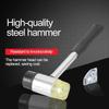 Double Face Soft Tap Rubber Hammer 20/30/35mm Multifunctional Glazing Window Beads Hammers Nylon Head Rubber Mallet
