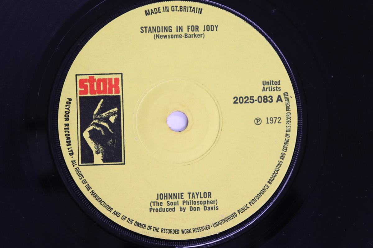 

7inch Record JOHNNIE TAYLOR - Standing In For Jody / Shackin Up 2025083 STAX 1972 UK Soul/Funk Used