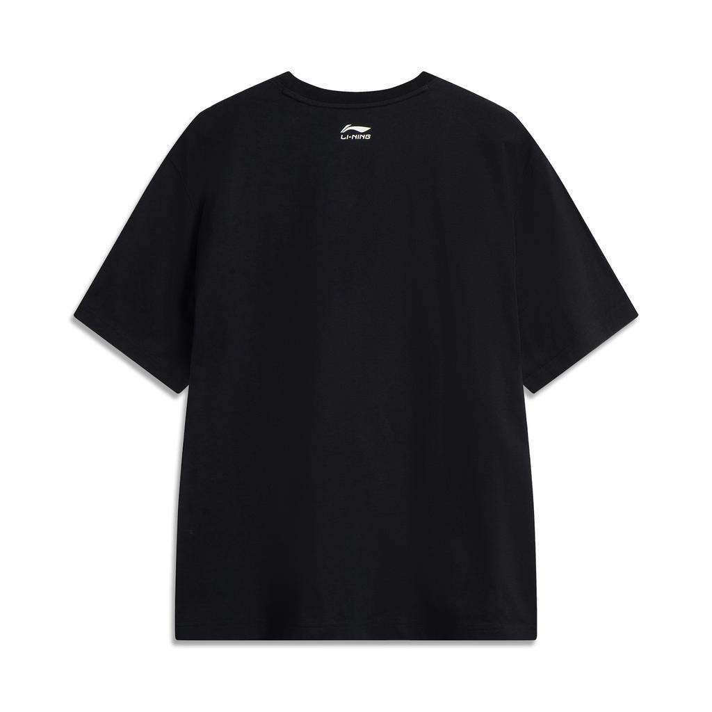 Li Ning Sports Fashion Series Casual Minimalist Climbing Fitness Quick-Dry Cool Solid Color Round Neck Pullover Short Sleeve T-Shirt AHSV277-8