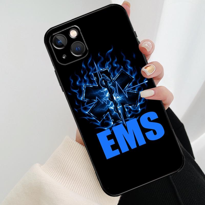 EMT EMS Medical Phone Case For iPhone 17 Pro Max 14 13 12 11 15 16 Pro Max mini 16 15 Plus 16e 17 Air Cover