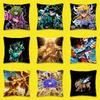S-Saint Seiya Knights Zodiac Throw Pillow Case For 45x45cm 40x40cm 55x55cm 50x50cm 30x30cm Square Car Pillowcase Shell