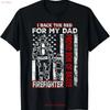 I Back The Red For My Dad Proud Son Firefighter Fathers Day T Shirt Vintage Washed Unisex Comfortable Breathable Stretched