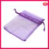 20 Pack Beautiful Dark Purple Organza Gift And Favour Bags 7Cm X 9Cm