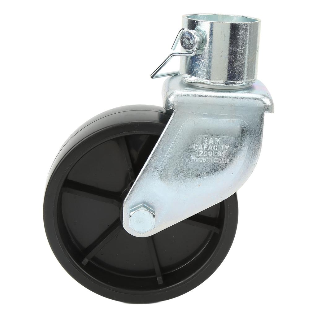 6in Trailer Swirl Jack Caster Wheel 1200 Lbs Capacity Detachable Swivel Castors for Camper Boat