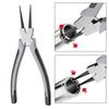 Professional 4Piece Snap Rings Pliers Set for Internal & External Rings, High Carbon Steel with Comfortable Grip Handle