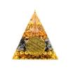Orgonite Crystal Orgone Pyramid Tower Energy Nature Reiki Healing Chakra 6cm X 6cm (30)