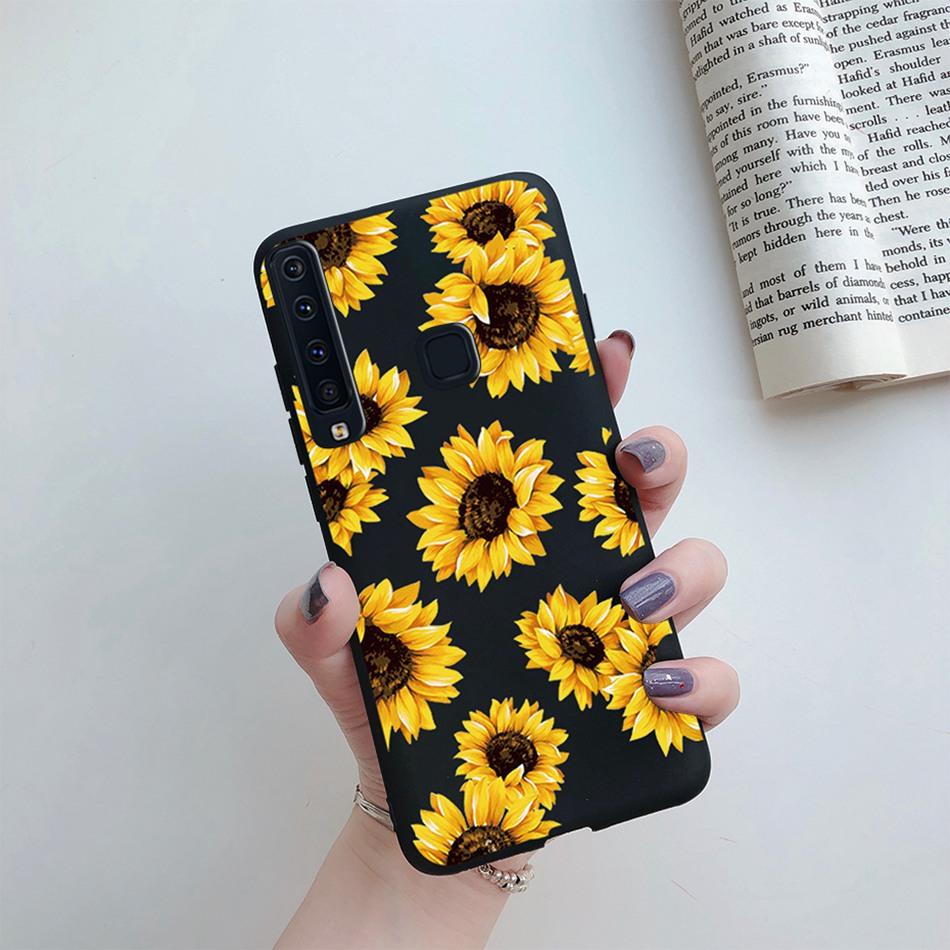 Flower Phone Case For Samsung A9 2018 A920 SM-A920F Back Cover Silicone Painted Soft Fundas for Samsung Galaxy A9 A 9 2018 Cases