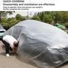 Disposable Car Clothing Cover Dustproof Rainproof Car Film Cover PE Car Full Scratch-Proof Prot X0K0