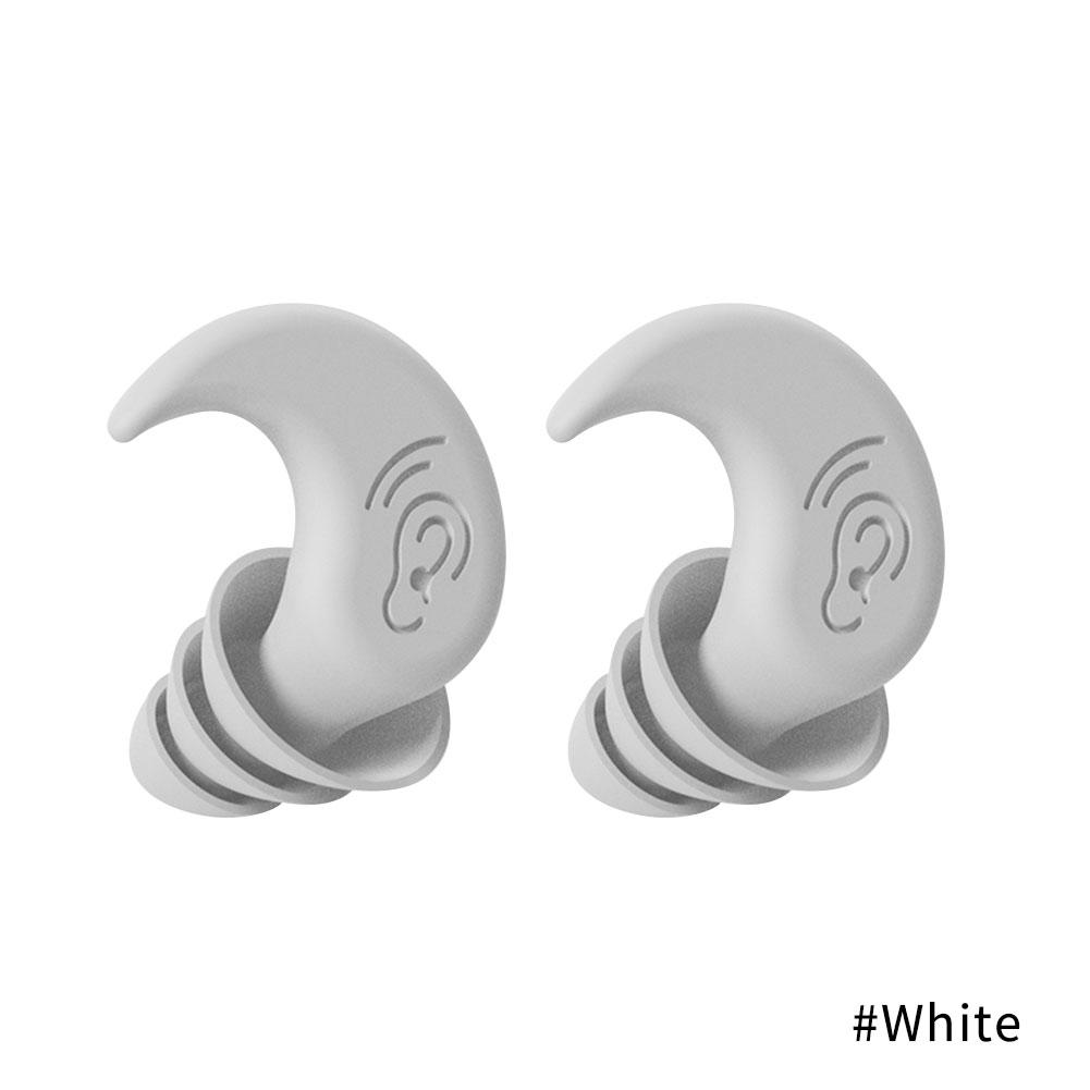 

Звукоизоляционные беруши для сна, профессиональные, силиконовые, водонепроницаемые, для ушей, беруши, против шума, мягкие, из губки, для сна белый