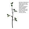 Fake Plants Stems Realistic Artificial Greenery Plant Stem Faux Bendable Branches with Leaves for Vase Filler Home Office Dining Table Decor